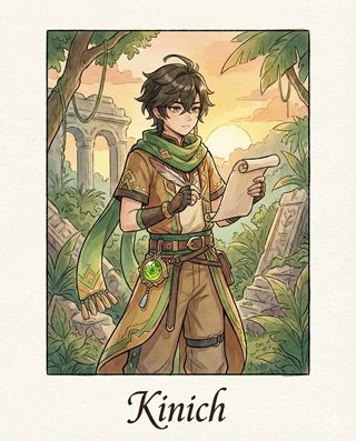 Kinich Genshin Impact Character Art